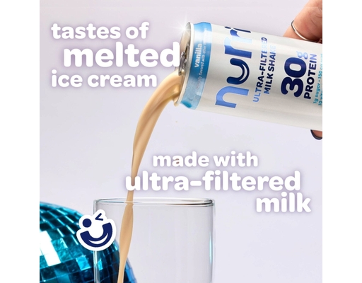 Nurri 30g Protein Vanilla Milk Shake 11 fl. oz., 12 pack