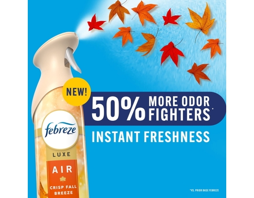 Febreze Air Mist Air Freshener Spray, Fall Mixed Scent, 4 count, 32.4 ounce