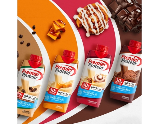 Premier Protein 30g High Protein Shake, Café Latte 11 fl. oz., 15 pack