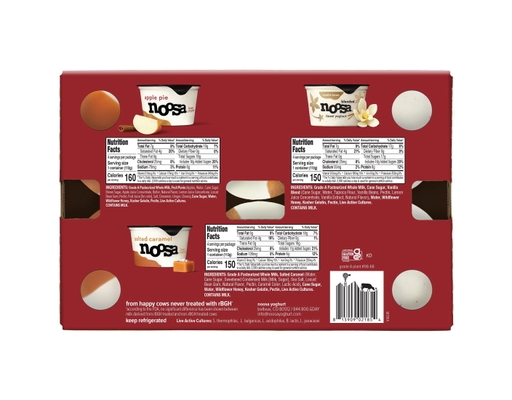Whole Milk Yogurt Fall Variety Pack, 12 count., 4 oz each Noosa image 2