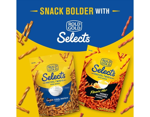 Rold Gold Selects Pretzel Twist Doritos Cool Ranch Flavored, 32 oz.