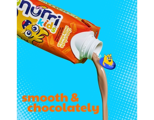 Kids 10g Protein Ultra-Filtered Milk Shake,  Chocolate, 8 fl. oz. 12 pack. Nurri image 3