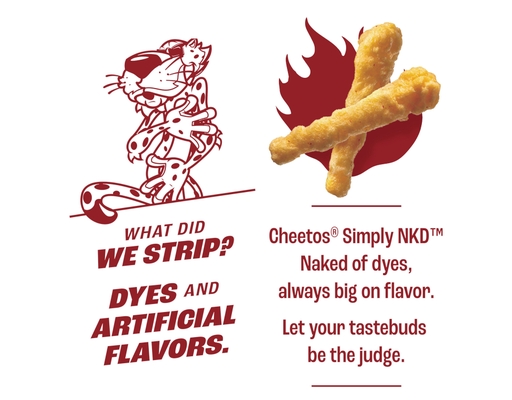 Cheetos Simply NKD Crunchy Flamin’ Hot Cheese Flavored Snacks, 17.37 oz.