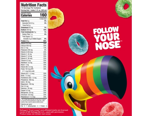 Six Star Kellogg's 30g Froot Loops Protein Shake, 11 fl. oz., 15 pack