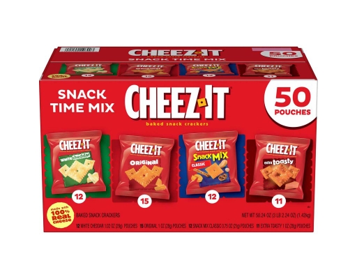 Snack Time Mix Variety Pack, 1 oz., 50 pack Cheez-It image 0
