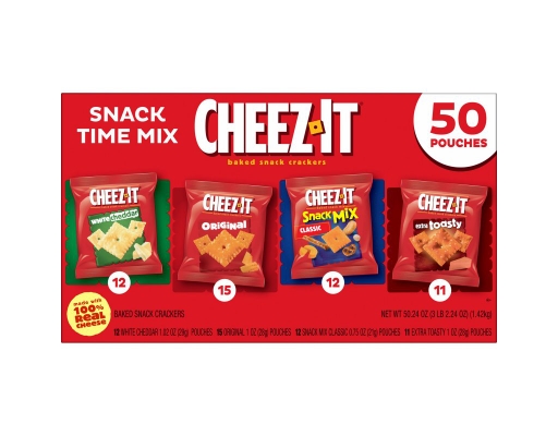 Snack Time Mix Variety Pack, 1 oz., 50 pack Cheez-It image 4