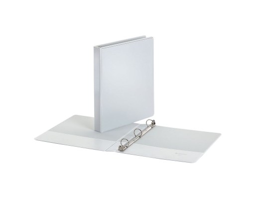 1" Round-Ring View Binder, White, 8 pack Member's Mark image 3