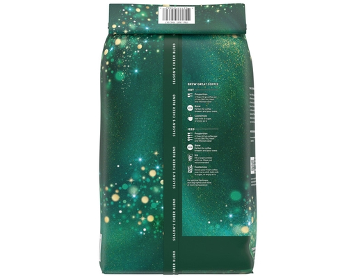 Starbucks Season's Cheer Blend Coffee, Medium Roast, Whole Bean, 2 lbs