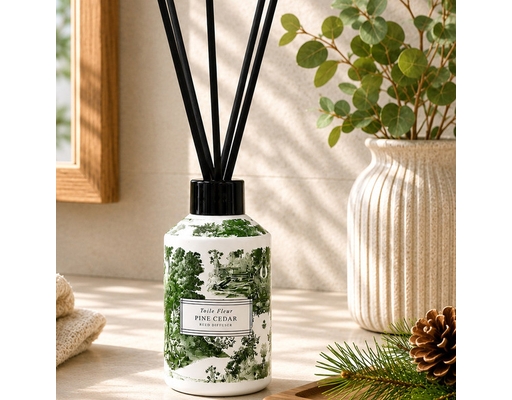 Toile Fleur Reed Diffuser Set, 6.7 fluid ounce, 3 pack