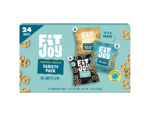 Grain Free Pretzels Variety Pack, 24 count Fitjoy image 0