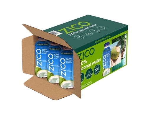Zico 100% Coconut Water, 13.5 oz, 15 count