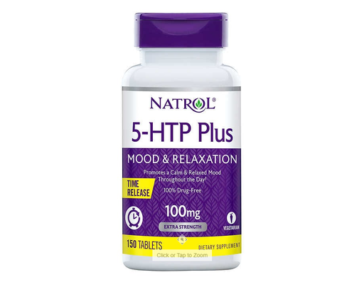 Natrol 5-HTP Plus Mood and Relaxation 100mg Tablets 150 ct