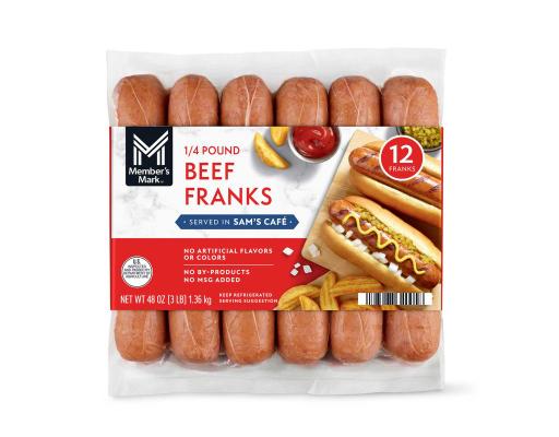 Member's Mark Beef Franks, 12 count