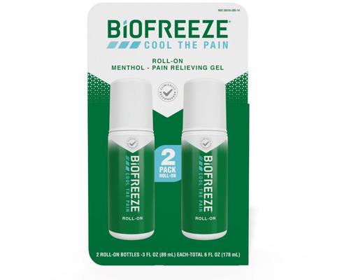 Pain Relief Roll-On, 3 fl oz (2-pk) Biofreeze