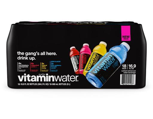 Vitaminwater Variety Pack Nutrient Enhanced Water 16.9 fl. oz., 18 pack Glaceau