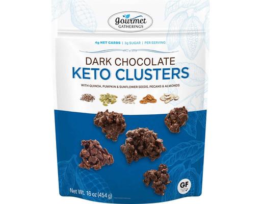 Dark Chocolate Keto Cluster, 16 oz. Gourmet Gatherings