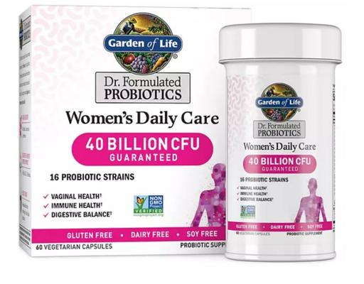 Dr. Formulated Women's Daily Care Probiotic Capsules, 60 ct. Garden of Life