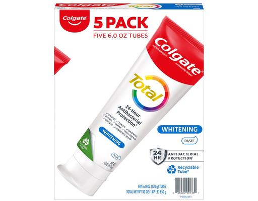 Total Whitening Toothpaste, 6 oz (5-pk) Colgate
