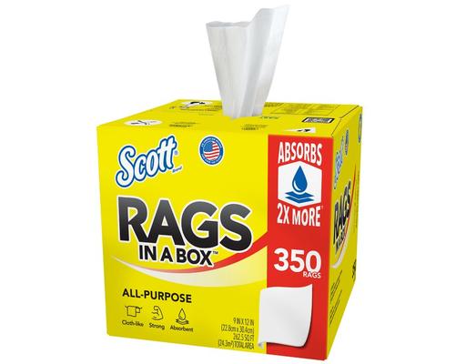 Rags In A Box All-Purpose Paper Towels, 350 ct Scott