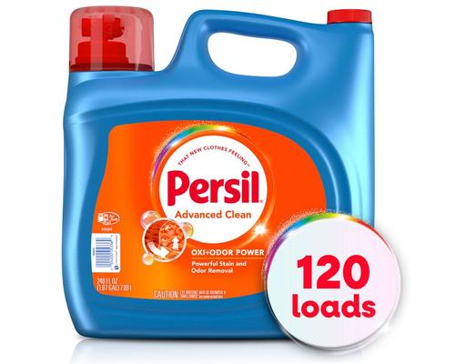 OXI + Odor Power Liquid Laundry Detergent, 120 loads, 240 fl. oz. Persil