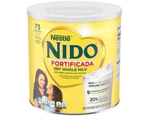 NIDO Fortificada Dry Whole Milk Powder, 4.85 Pound Nestle