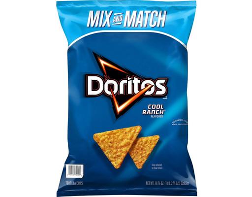 Cool Ranch Tortilla Chips, 18.38 oz. Doritos