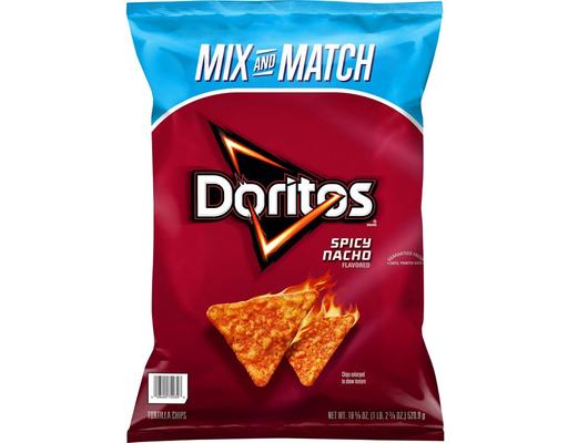 Spicy Nacho Tortilla Chips, 18.38 oz. Doritos