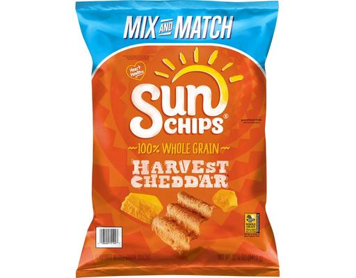 Whole Grain Harvest Cheddar Chips, 12.25 oz. Sun Chips