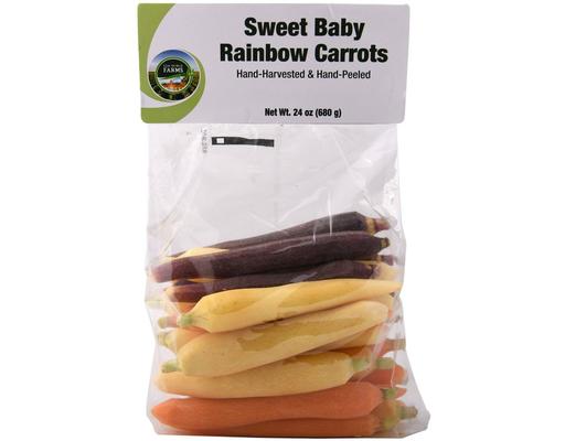 Sweet Baby Rainbow Carrots, 24 oz. New World Farms