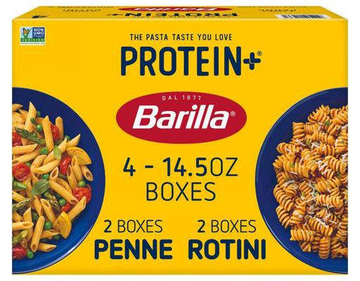 Barilla Protein+ Penne & Rotini, 14.5 oz., 4 pack Barilla