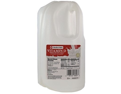 Vitamin D Whole Milk 1 gal. Member's Mark
