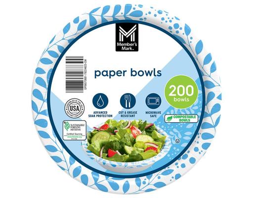 Snack/Dip Paper Bowls, 12 oz., 200 count Member's Mark