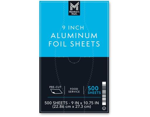 Foil Sheets, 9" x 10.75", 500 count Member's Mark