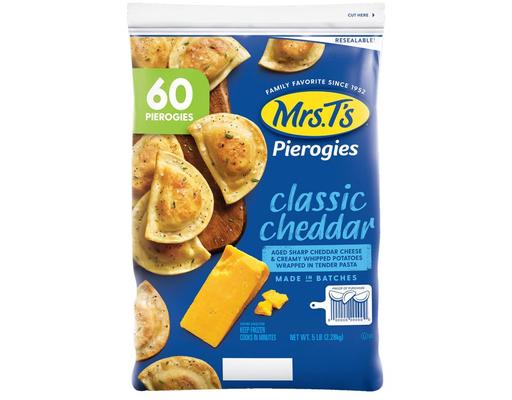 Potato Cheddar Pierogies - 5 lbs. Mrs. T's