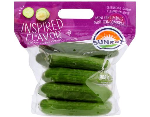 Mini Cucumbers, 2 lbs. Sunset
