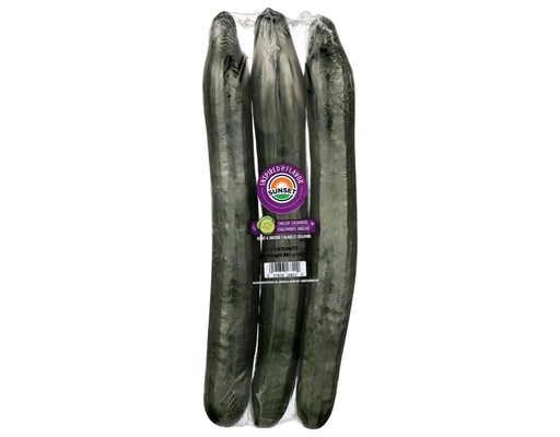 Seedless English Cucumbers, 3 count Sunset