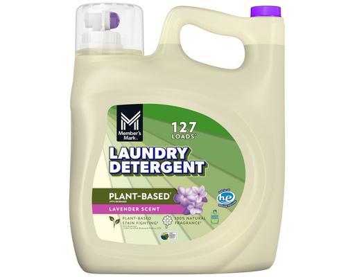 Plant Based Liquid Laundry Detergent, Lavender, 127 loads, 196 fl. oz. Member's Mark