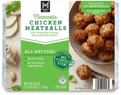 Mozzarella Chicken Meatballs 40 oz. Member's Mark