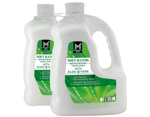 Aloe Vera Moisturizing Hand Soap, 80 fl. oz. Member's Mark