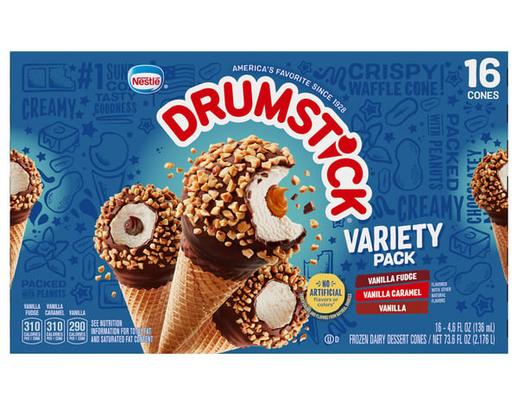 Variety Pack, 4.6 fl oz, 16-count Nestle Drumstick