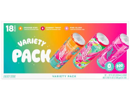 Energy Drink, Variety Pack, 12 fl oz, 18-count Alani Nu