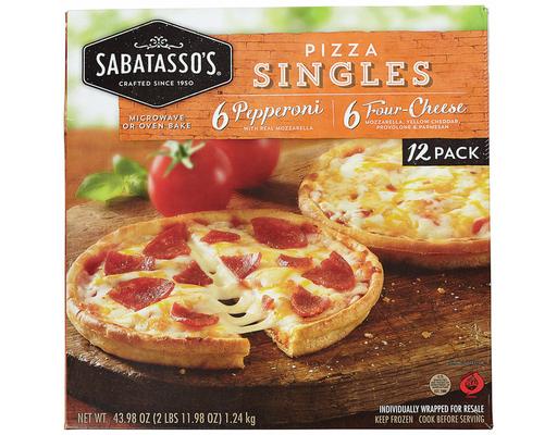 Pizza Singles Variety Pack, 43.98 oz Sabatasso's