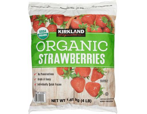 Organic Strawberries, 4 lbs Kirkland Signature