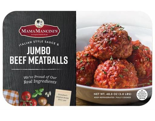 Jumbo Meatballs, 48 oz Mama Mancini's