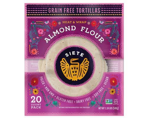 Almond Flour Tortilla, 20-count Siete