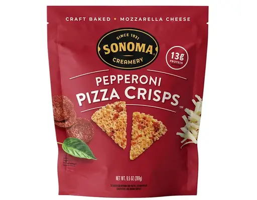 Pepperoni Pizza Crisps, 9.5 oz. Sonoma Creamery