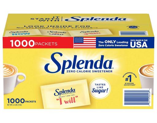 Zero Calorie Sweetener, 1000 packets Splenda