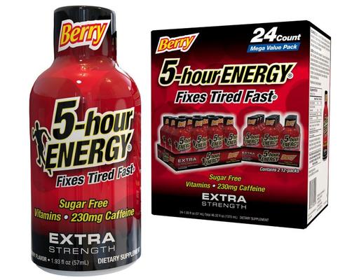 Extra Strength Shot, Berry, 1.93 fl oz (24-pk) 5 Hour Energy