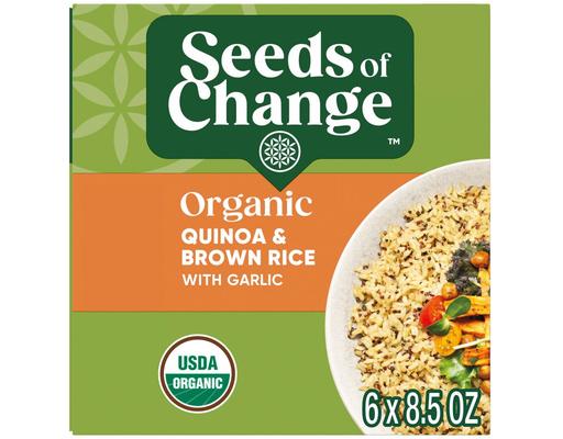 Organic Rice Pouches, Quinoa & Brown Rice, 8.5 oz (6-pk) Seeds of Change