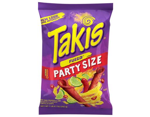 Fuego Rolled Tortilla Chips, 24.7 oz Takis